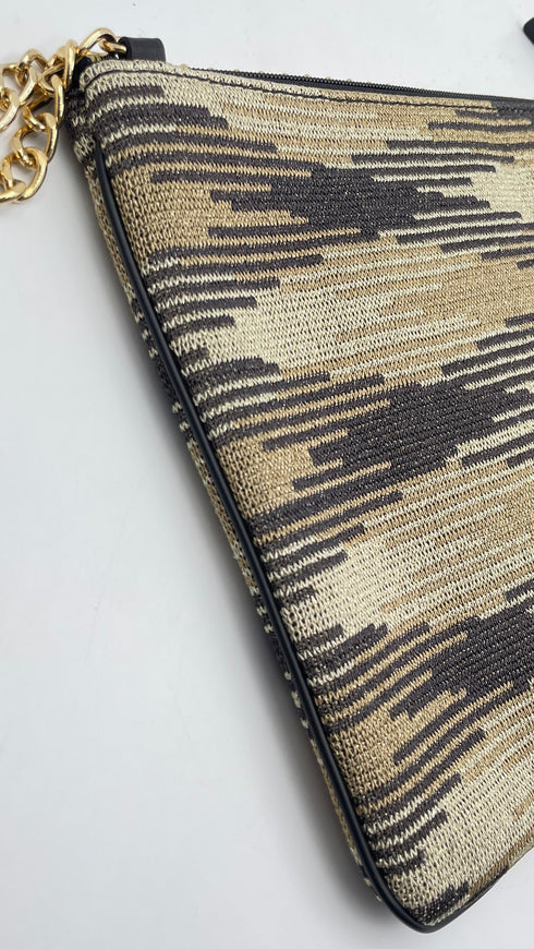 Pochette fiammata lurex