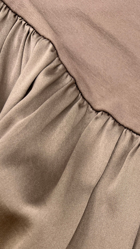 Abito corto cuore in paillettes