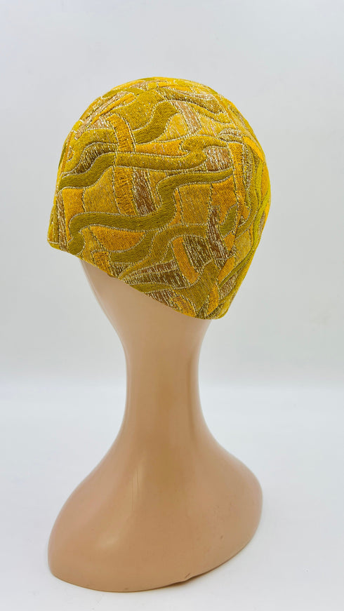 Cappello fantasia lurex