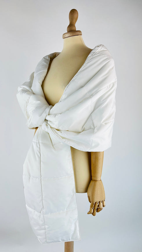 Maxi sciarpa imbottita