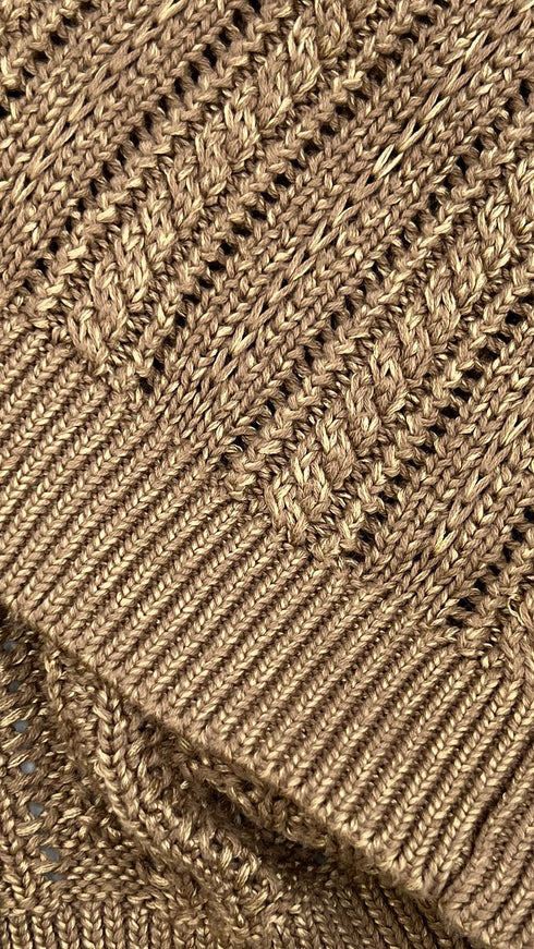Cardigan a trecce
