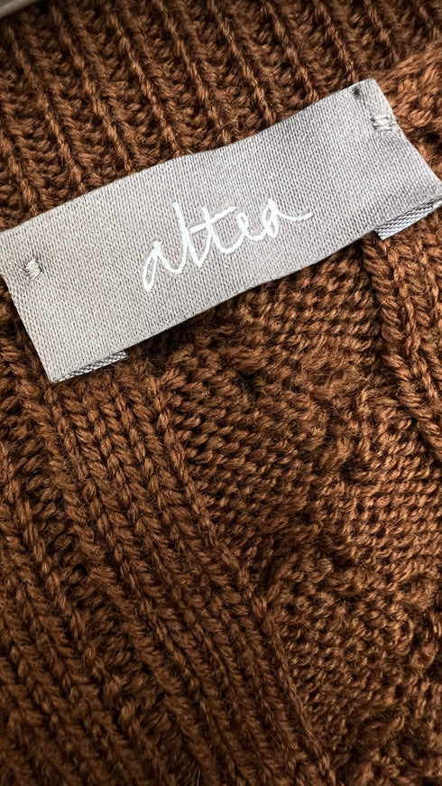 Maglione lana merino con cartellino