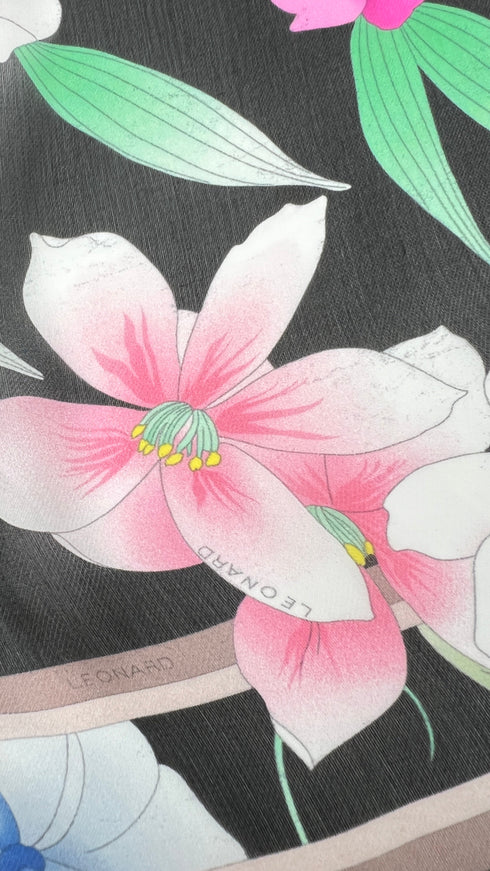 Sciarpa Seta campanule