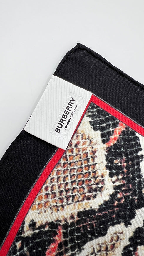 Sciarpa seta tartan animalier