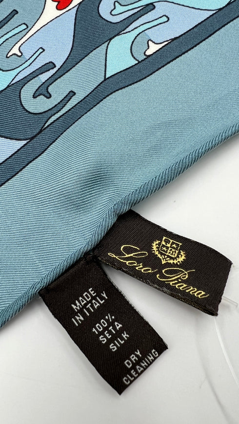 Foulard seta stampata