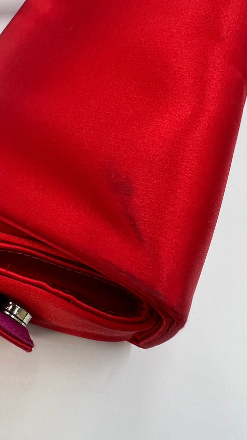Borsa a spalla in raso