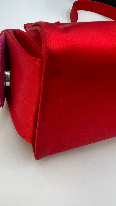 Borsa a spalla in raso