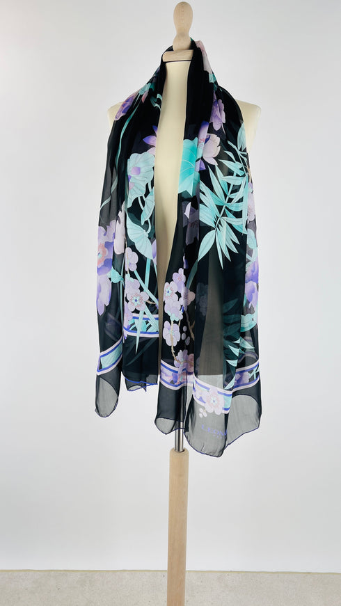 Sciarpa fiori di loto