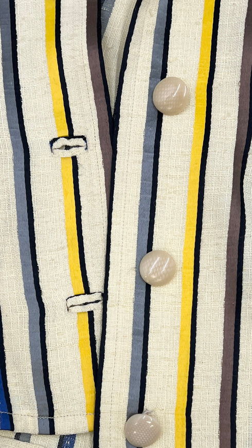 Camicia girocollo a righe