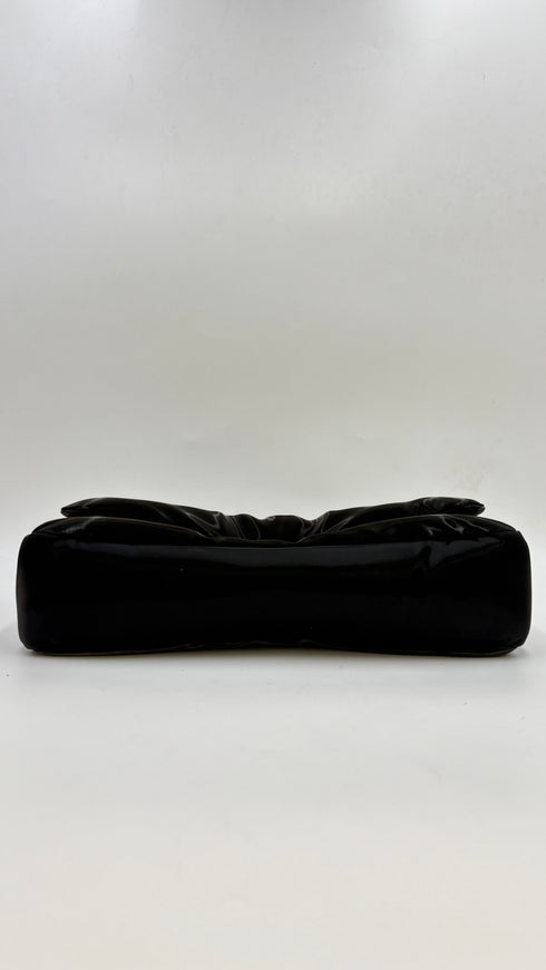 Borsa in tessuto lucido
