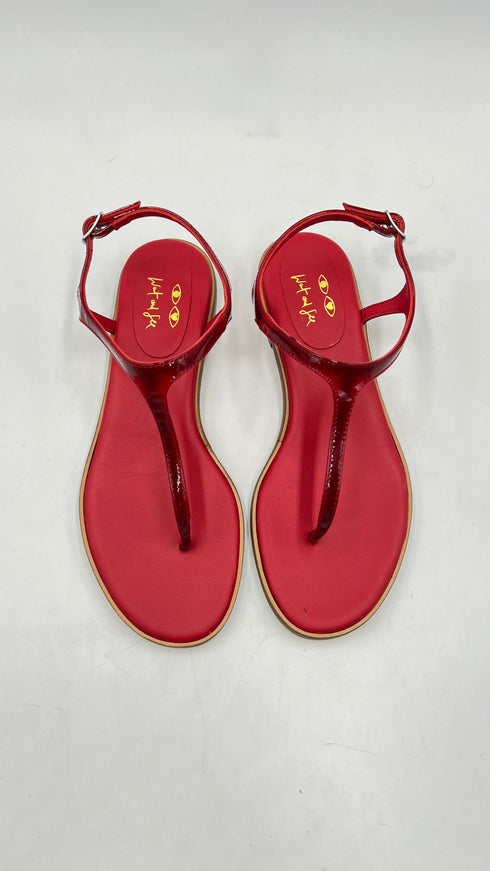 Sandali "Vernice Rosso PE"