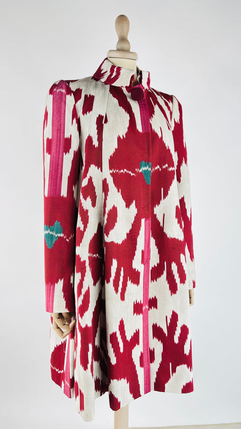 Soprabito stampa astratta