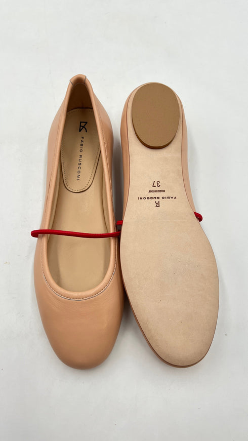 Ballerine in pelle cipria