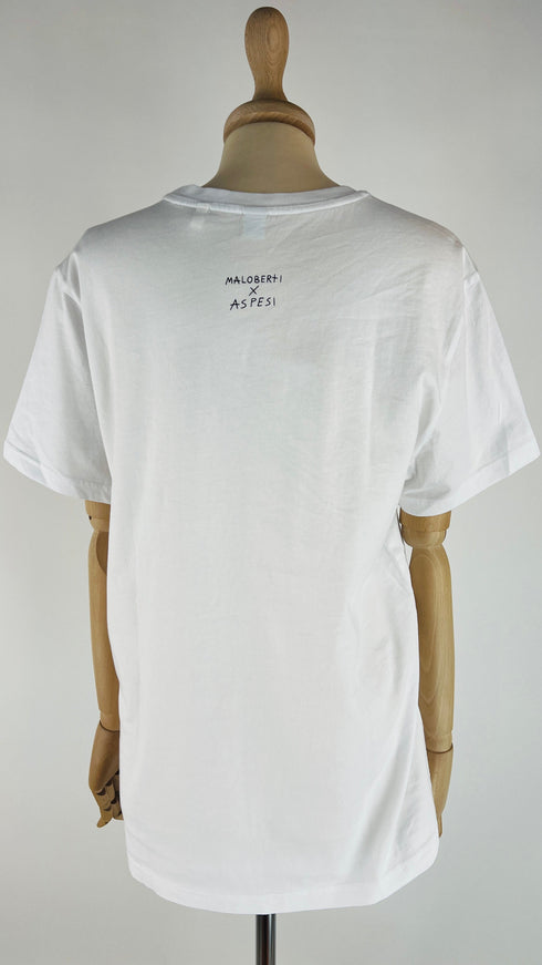 T-shirt Poesia in cotone collab