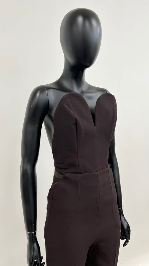 Tuta scollo cuore con cartellino