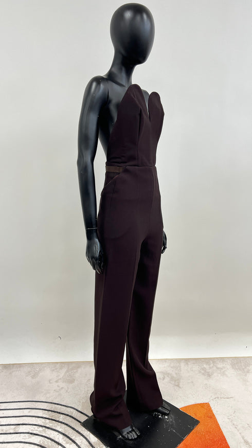 Tuta scollo cuore con cartellino