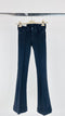 Jeans flare skinny con cartellino