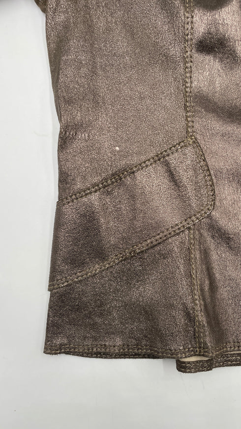 Blazer in pelle sfoderato