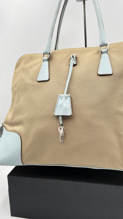 Borsa a mano in canvas