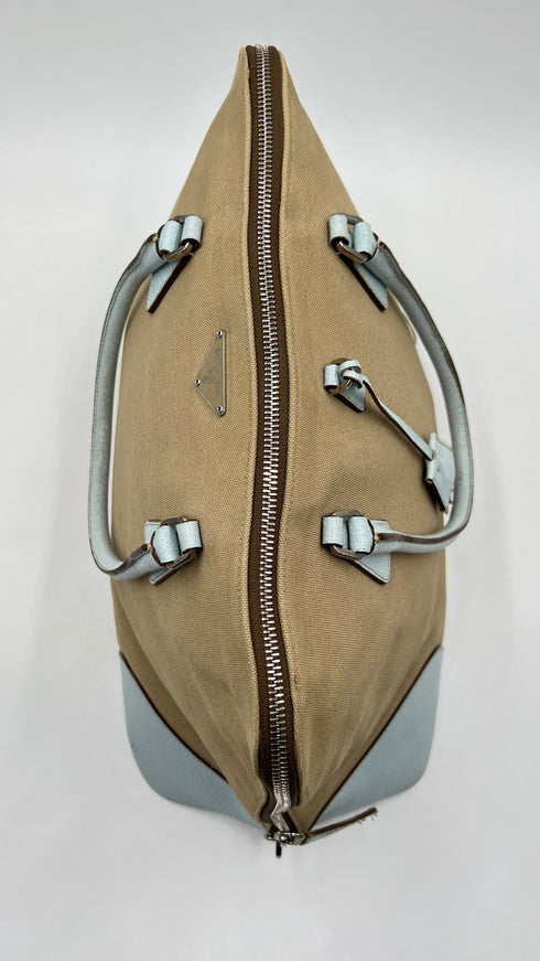 Borsa a mano in canvas