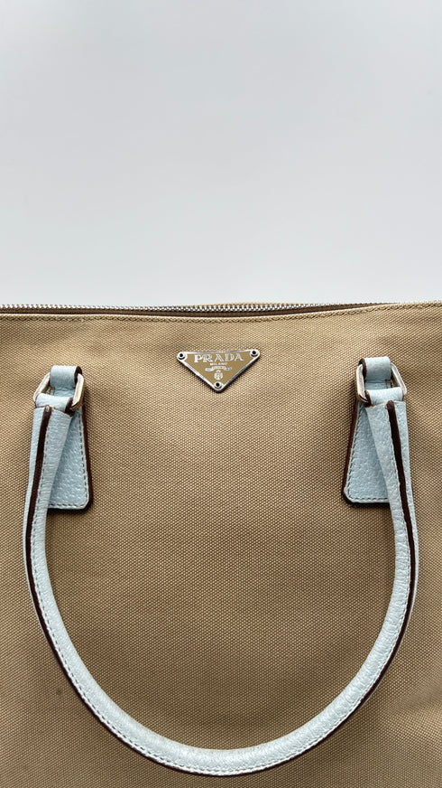 Borsa a mano in canvas