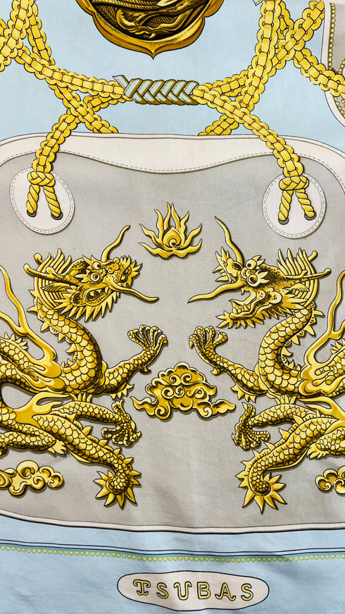 Foulard "Tsubas" vintage