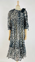 Abito midi animalier