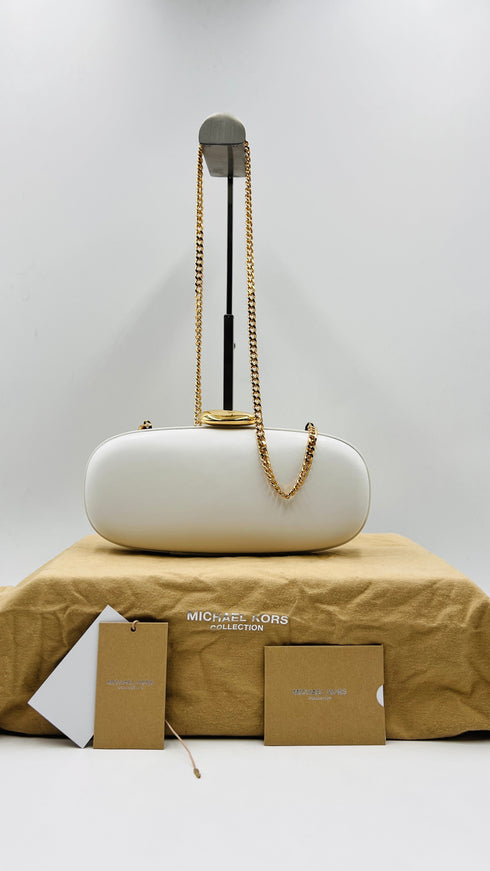 Clutch “Tina” con cartellino