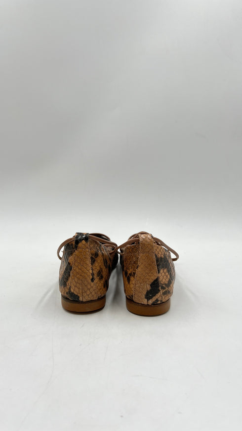 Ballerine "Pitone camel"