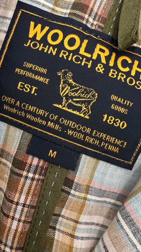 Blazer tartan in lino