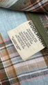 Blazer tartan in lino