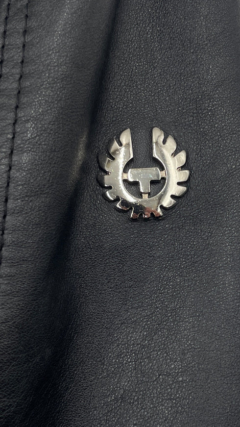 Giacca motococlista in pelle