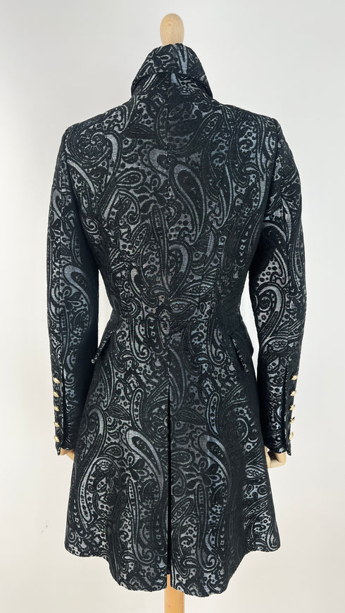 Soprabito paisley cangiante