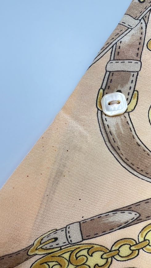 Camicia in seta stampata