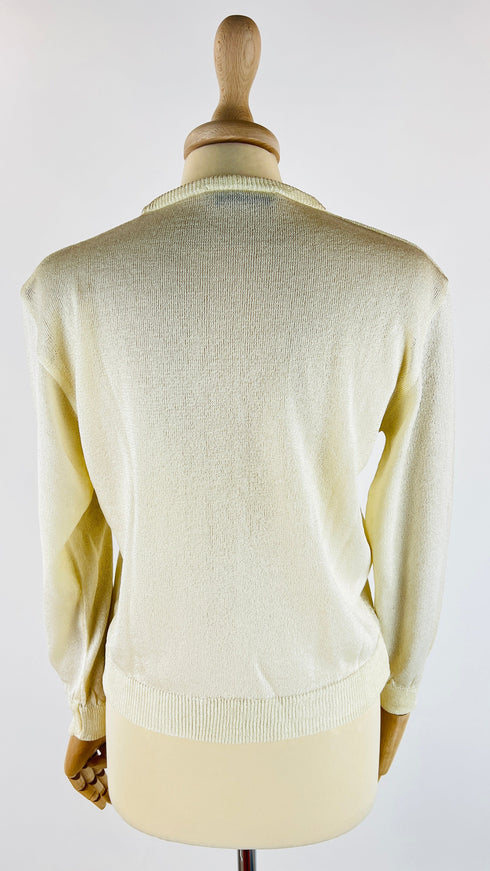 Maglia girocollo lurex