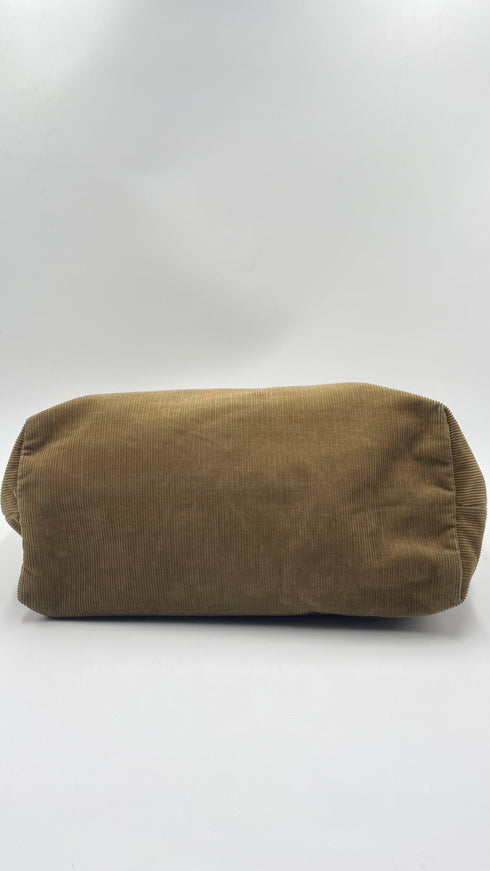 Borsa in velluto a costine