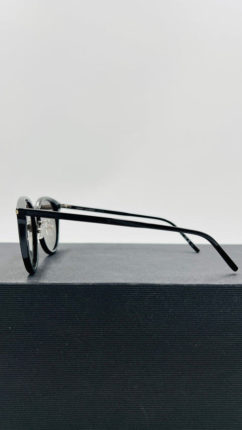 Occhiali da sole tondi neri