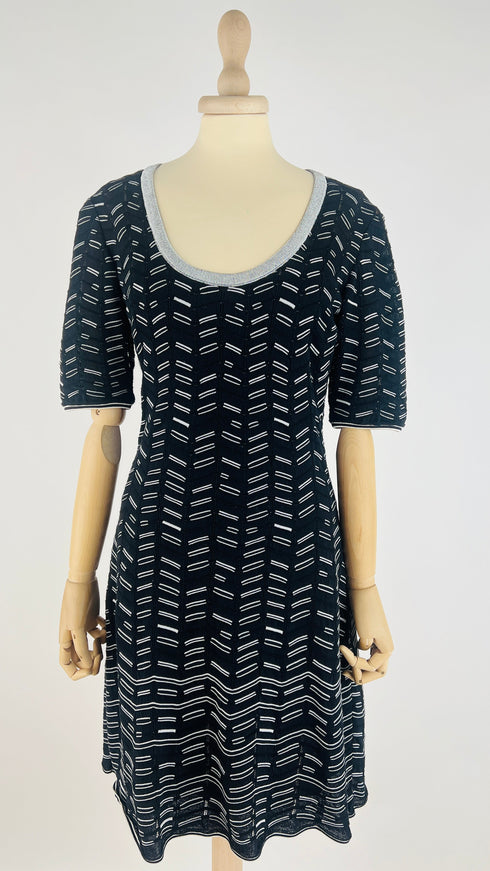 Abito corto in maglia
