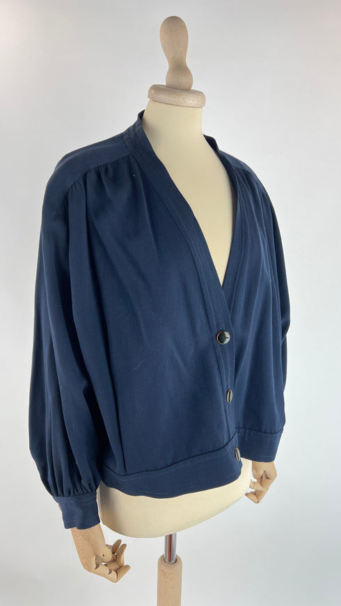 Cardigan blu vintage