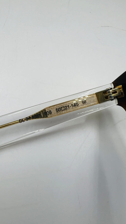 Occhiali da sole stecche semitrasparenti