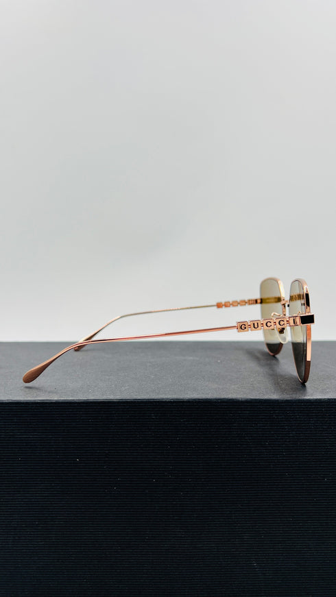 Occhiali da sole rose-gold