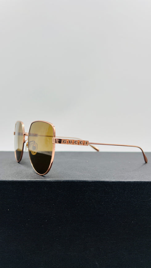 Occhiali da sole rose-gold