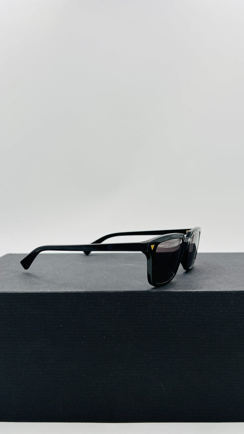 Occhiali da sole neri mini logo