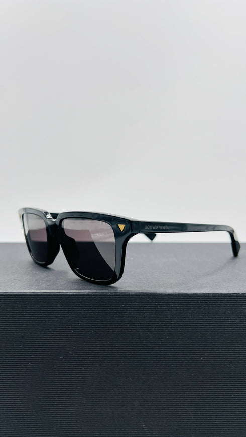 Occhiali da sole neri mini logo