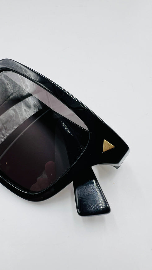 Occhiali da sole neri mini logo