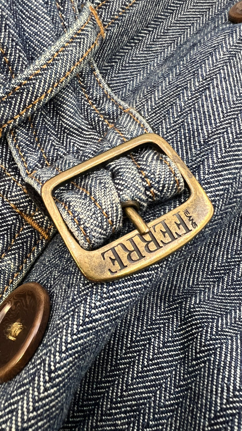 Trench denim vintage