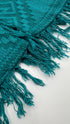 Cardigan girocollo sfrangiato