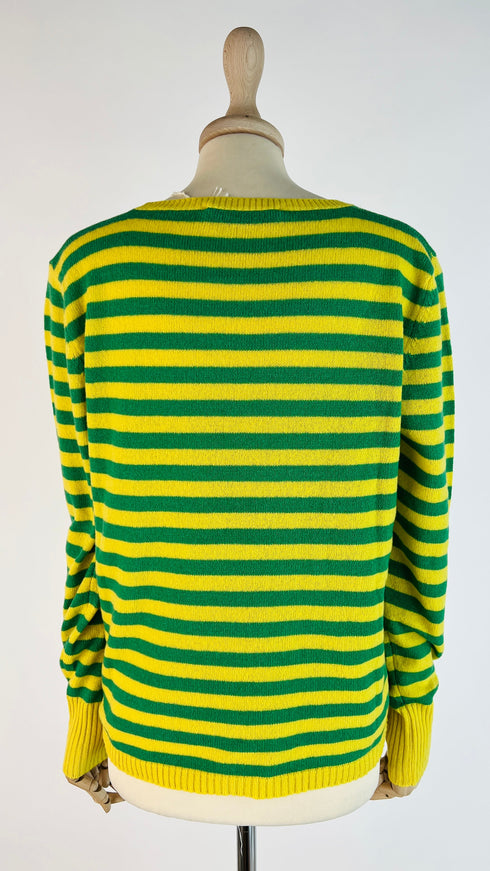 Maglia in cashmere a righe