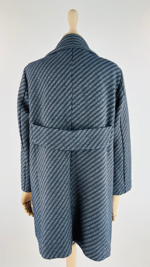 Cappotto sfoderato blu