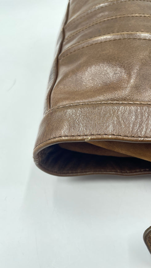 Borsa a tracolla marrone